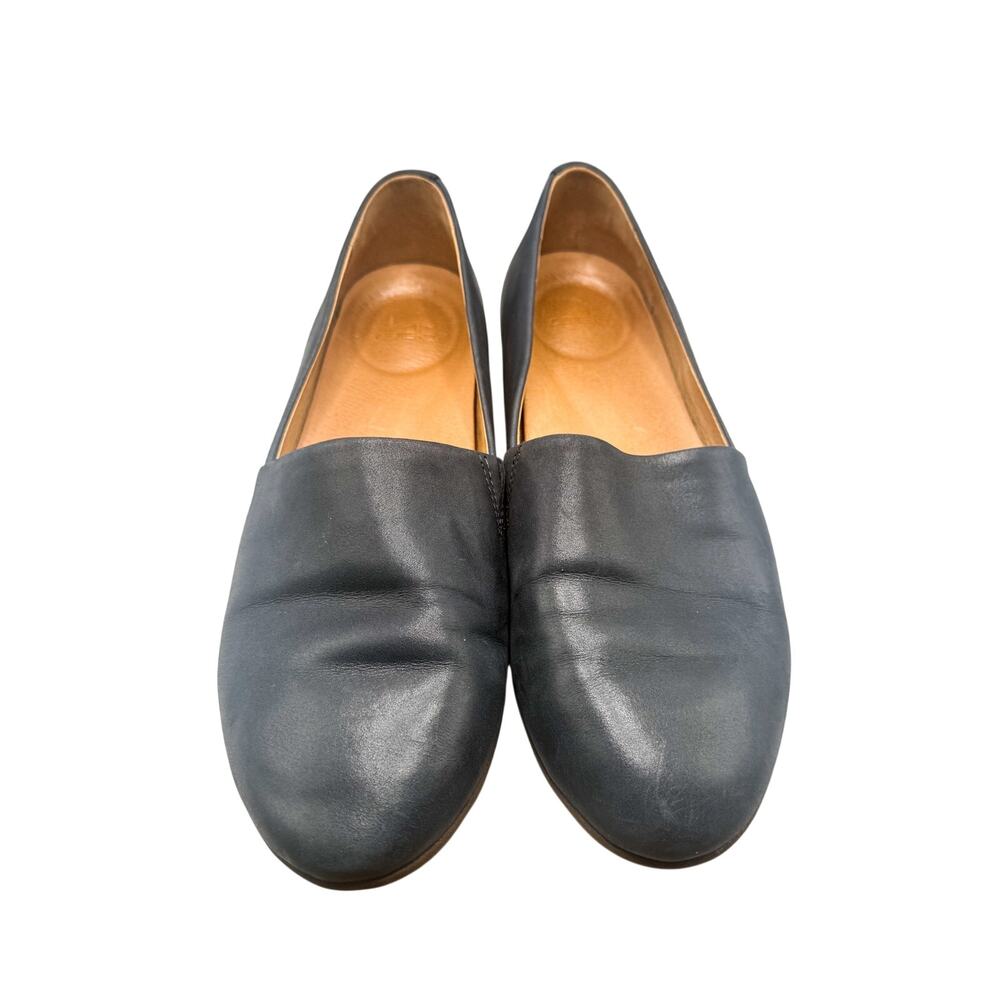 Dankso Larisa Dark Navy leather slip on loafer size 9.5 - Picture 4 of 7